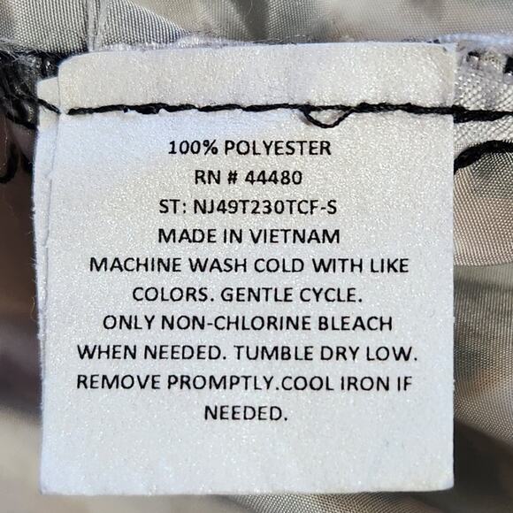 Zelos pullover hoodie windbreaker leopard print size XS - Picture 5 of 8